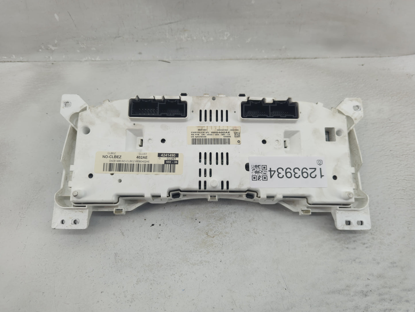 2011-2013 Jeep Compass Instrument Cluster Speedometer Gauges P/N:68080402AE 4241490 Fits Fits 2011 2012 2013 OEM Used Auto P