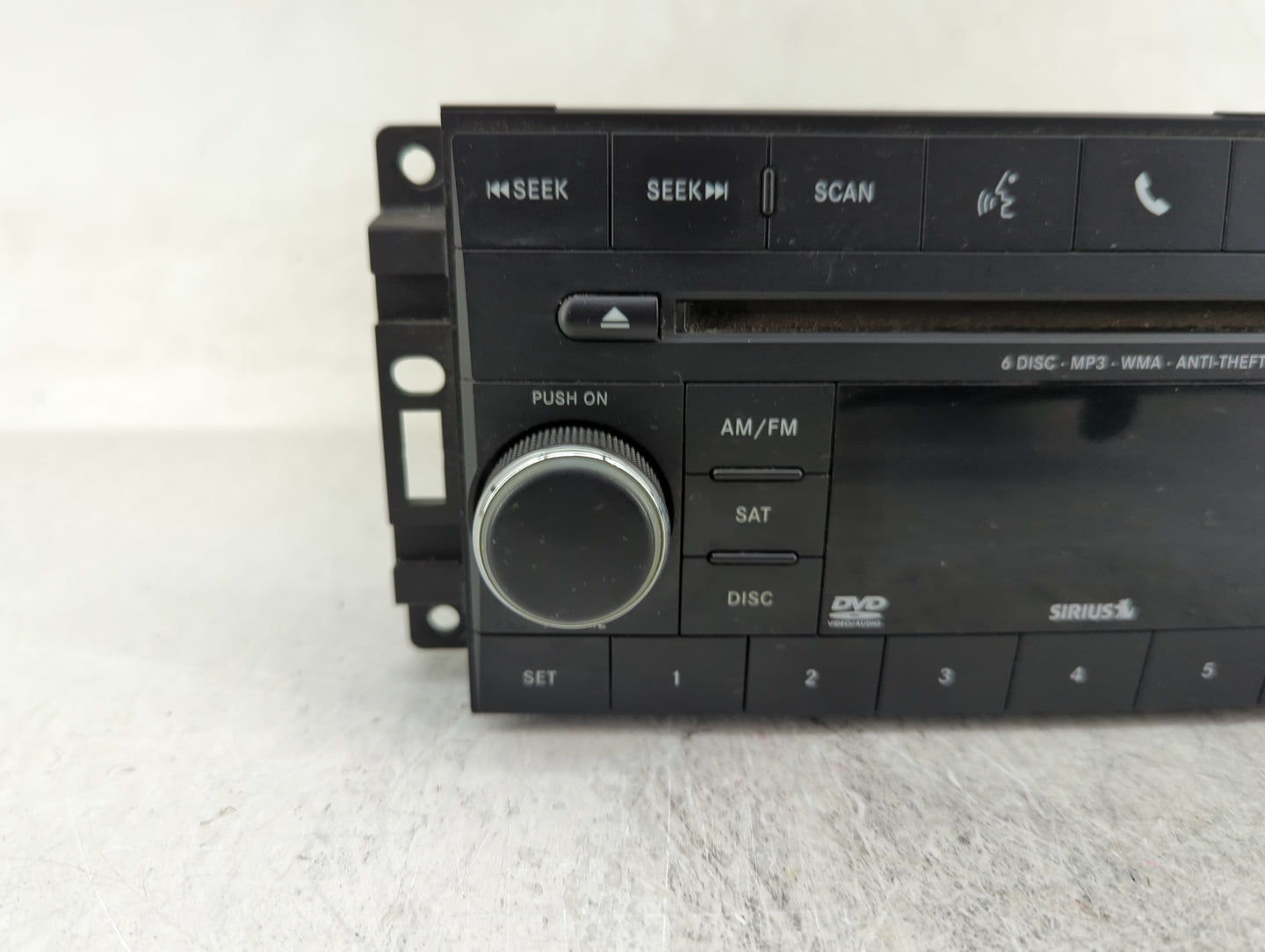 2011-2012 Jeep Compass Radio AM FM Cd Player Receiver Replacement P/N:05064949AG Fits Fits 2011 2012 OEM Used Auto Parts - O