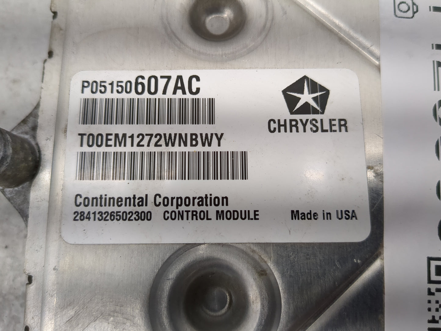 2012 Jeep Compass PCM Engine Control Computer ECU ECM PCU OEM P/N:P05150607AC T00EM1272WNBWY, P68078604AC Fits OEM Used Auto