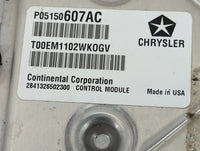 2012 Jeep Compass PCM Engine Control Computer ECU ECM PCU OEM P/N:P05150607AC T00EM1102WK0GV, 68078852AE Fits OEM Used Auto 