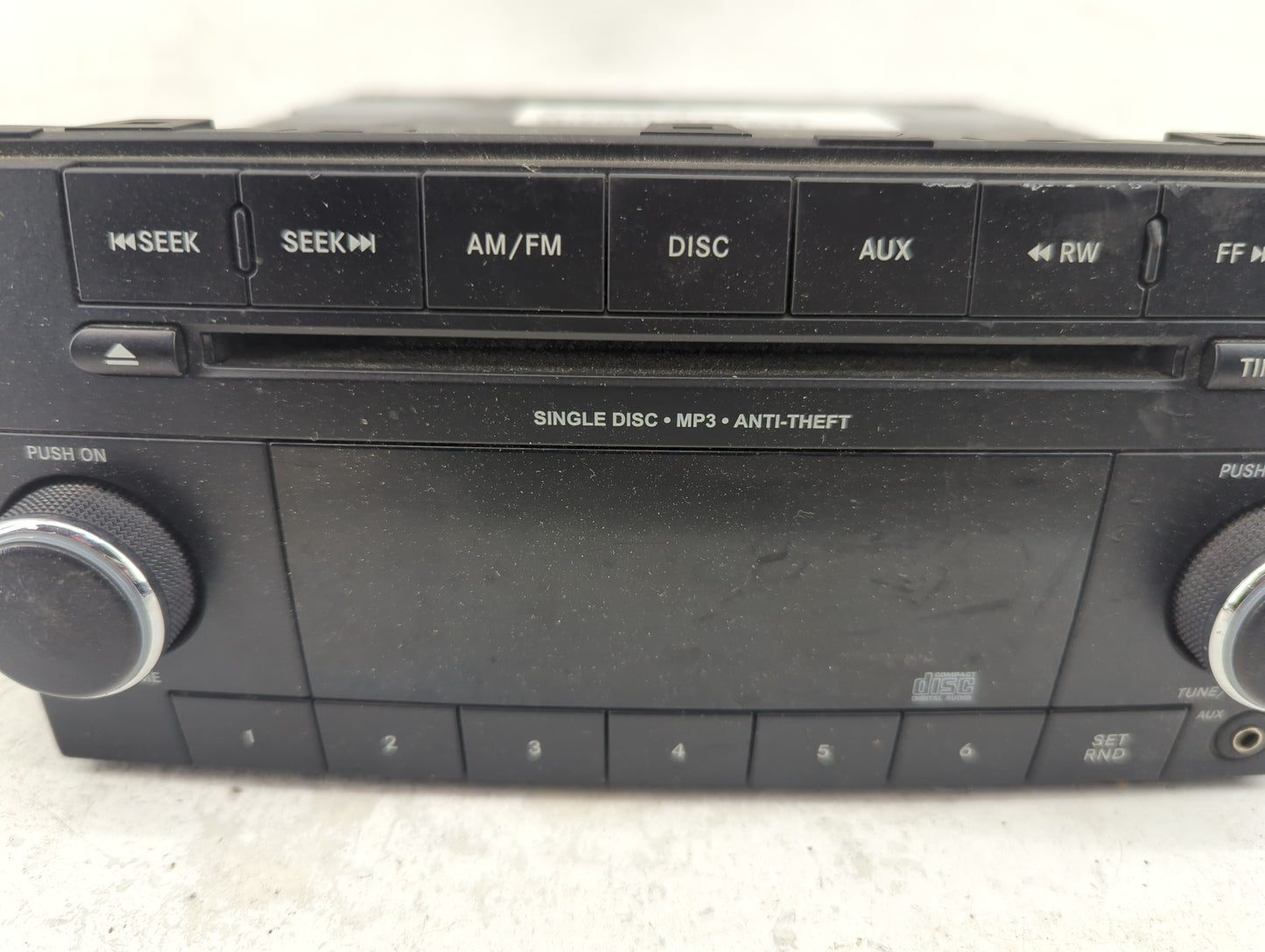 2012-2017 Jeep Compass Radio AM FM Cd Player Receiver Replacement P/N:P05091195AA Fits Fits 2012 2013 2014 2015 2016 2017 OE