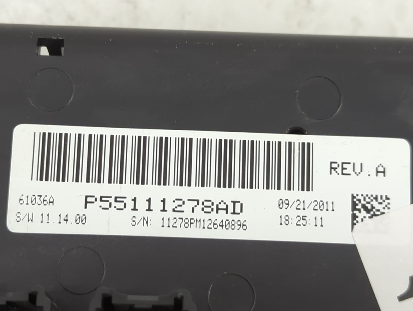 2012 Jeep Compass Climate Control Module Temperature AC/Heater Replacement P/N:P55111278AD Fits Fits 2011 2013 2014 2015 201