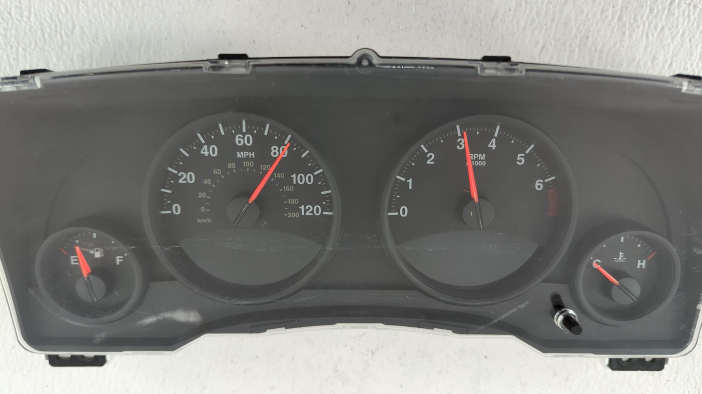 2011-2012 Jeep Compass Instrument Cluster Speedometer Gauges P/N:68080402AE 98080402AD, P68080402AE Fits Fits 2011 2012 OEM 
