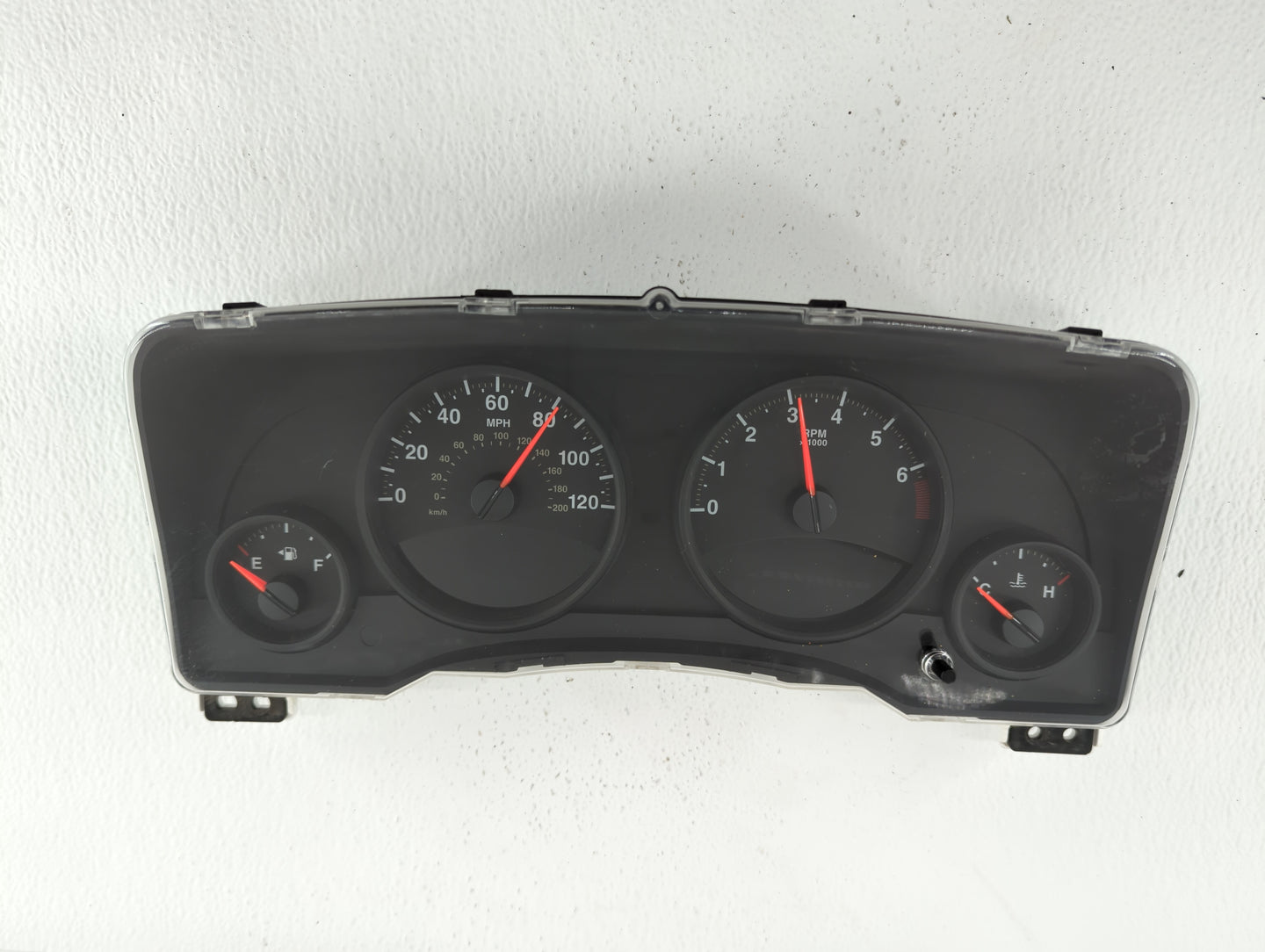 2011-2012 Jeep Compass Instrument Cluster Speedometer Gauges P/N:68080402AE 98080402AD, P68080402AE Fits Fits 2011 2012 OEM 