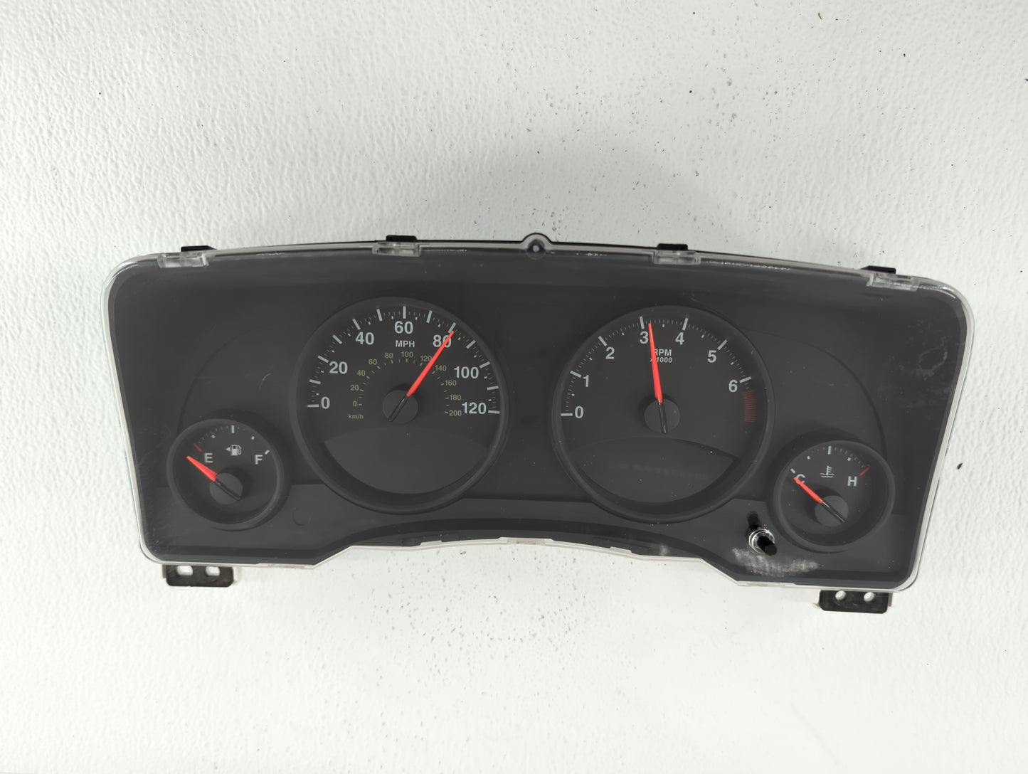 2011-2012 Jeep Compass Instrument Cluster Speedometer Gauges P/N:68080402AE 98080402AD, P68080402AE Fits Fits 2011 2012 OEM 