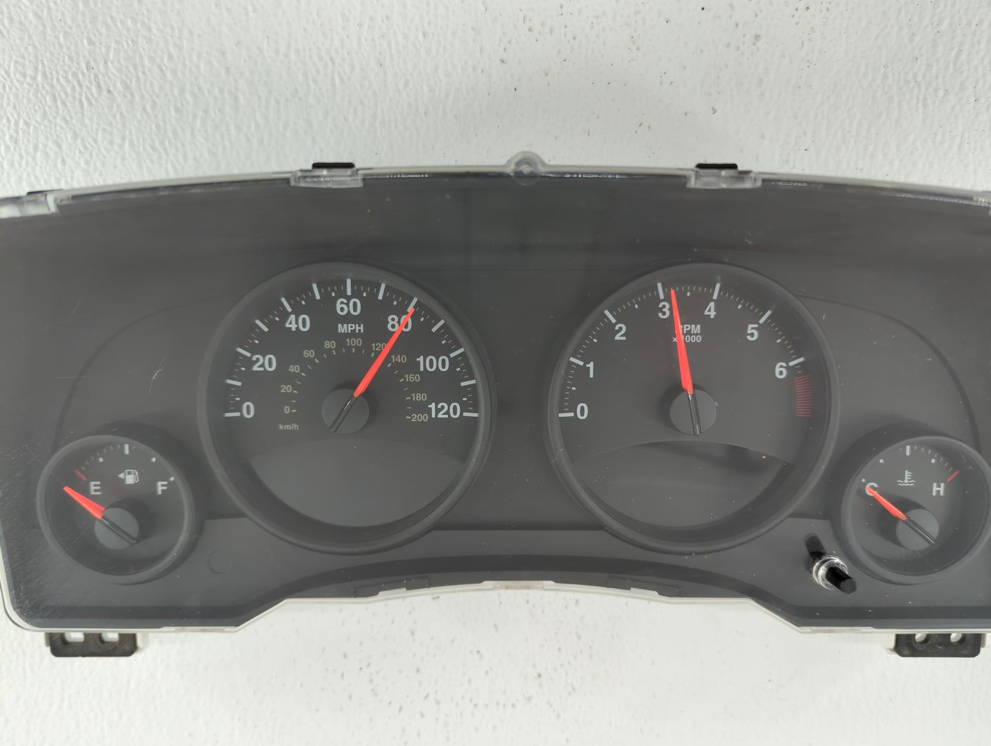 2011-2012 Jeep Compass Instrument Cluster Speedometer Gauges P/N:68080402AE 98080402AD, P68080402AE Fits Fits 2011 2012 OEM 