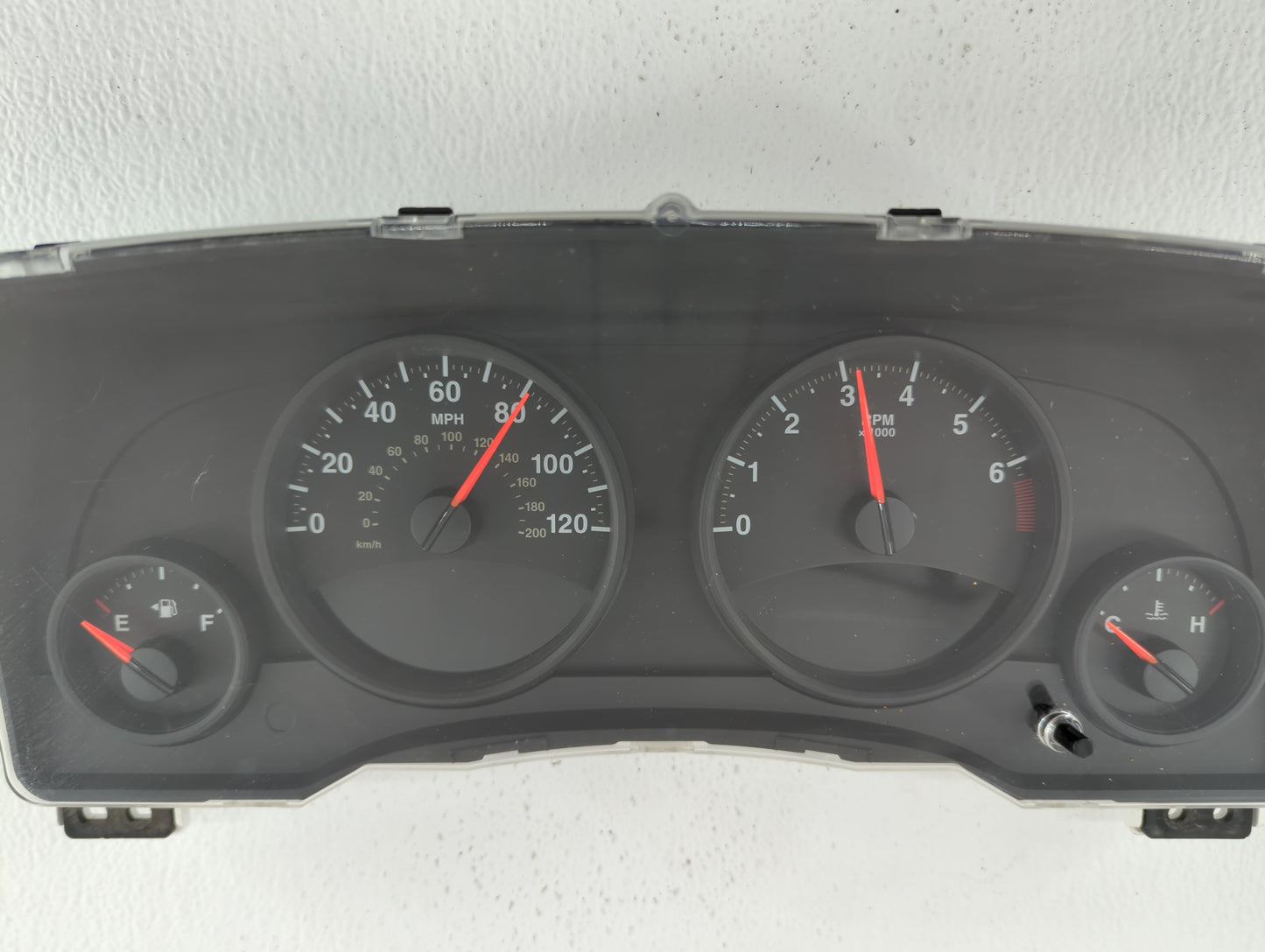 2011-2012 Jeep Compass Instrument Cluster Speedometer Gauges P/N:68080402AE 98080402AD, P68080402AE Fits Fits 2011 2012 OEM 