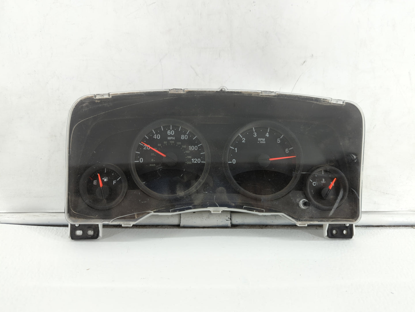 2011-2012 Jeep Compass Instrument Cluster Speedometer Gauges P/N:68080402AE 98080402AD, P68080402AE Fits Fits 2011 2012 OEM 