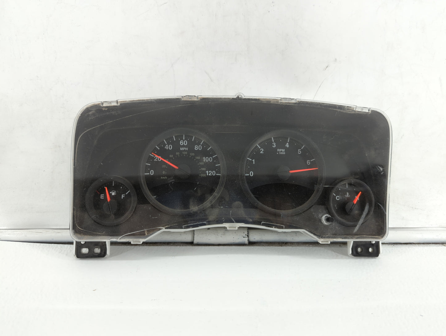 2011-2012 Jeep Compass Instrument Cluster Speedometer Gauges P/N:68080402AE 98080402AD, P68080402AE Fits Fits 2011 2012 OEM 