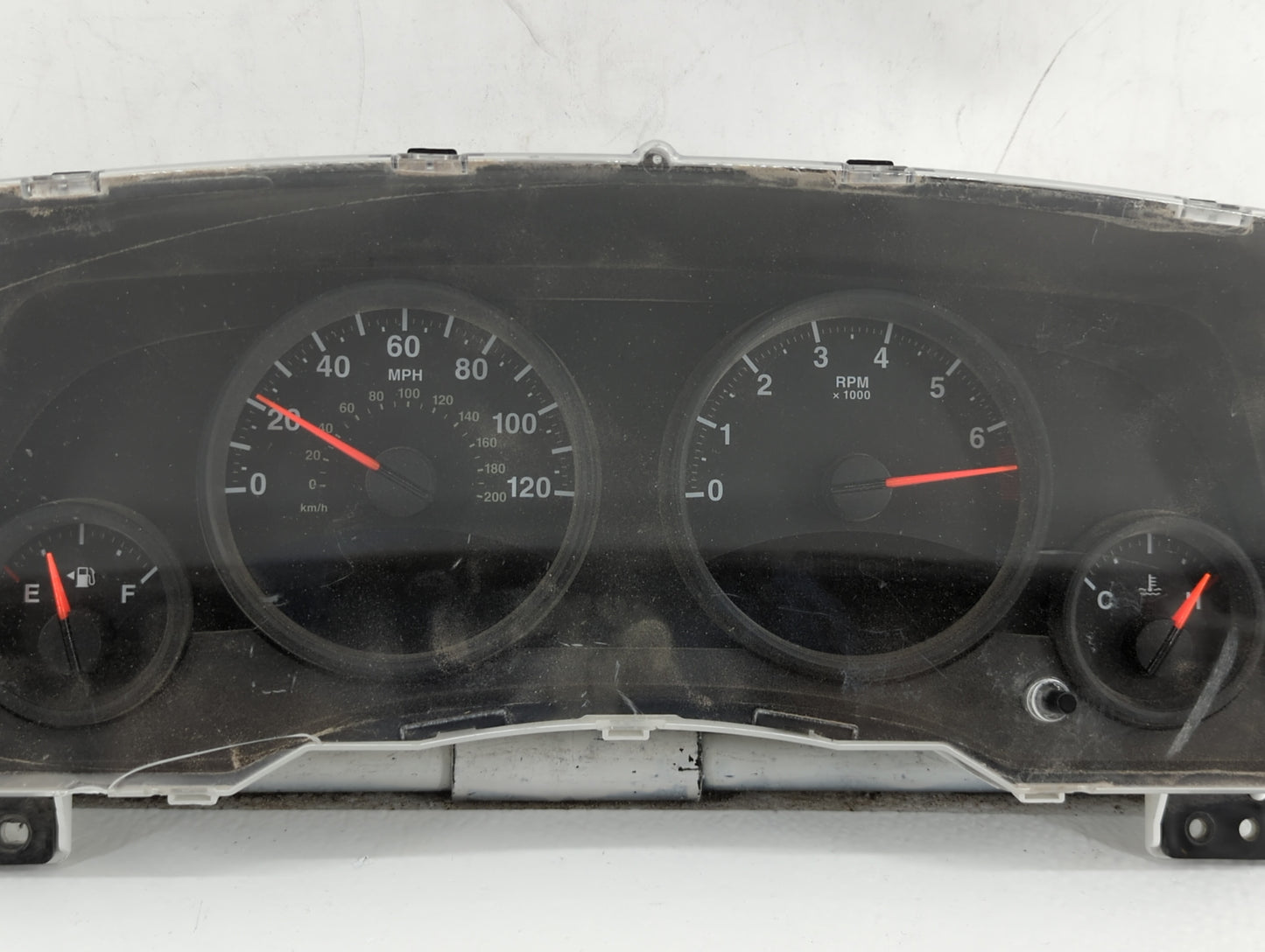 2011-2012 Jeep Compass Instrument Cluster Speedometer Gauges P/N:68080402AE 98080402AD, P68080402AE Fits Fits 2011 2012 OEM 