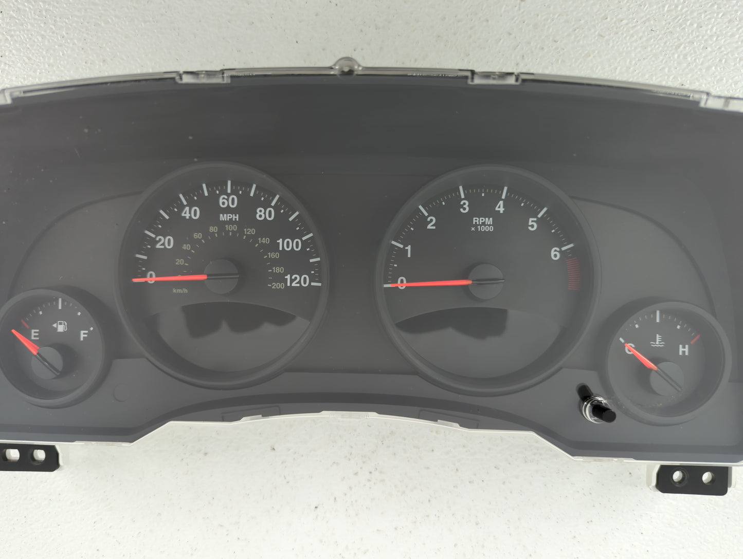 2011-2012 Jeep Compass Instrument Cluster Speedometer Gauges P/N:68080402AF 68080402AE, 98080402AD Fits Fits 2011 2012 OEM U