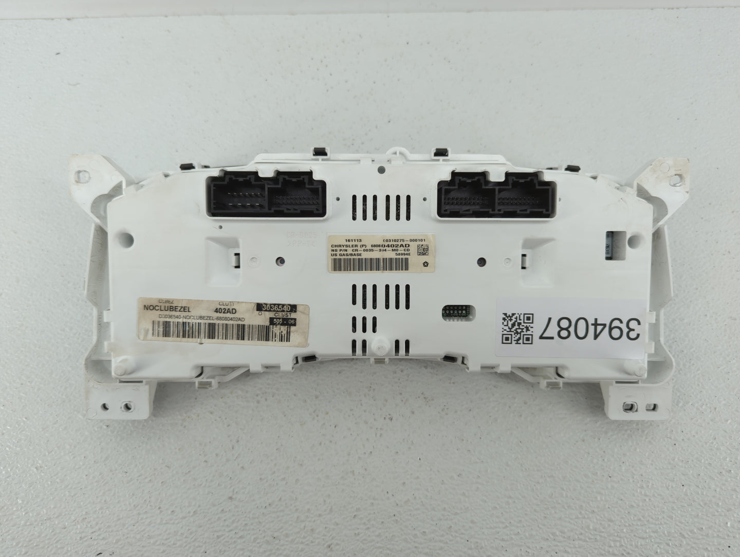 2011-2012 Jeep Compass Instrument Cluster Speedometer Gauges P/N:68080402AF 68080402AE, 98080402AD Fits Fits 2011 2012 OEM U