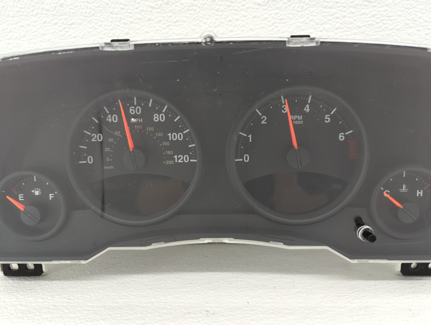 2011-2013 Jeep Compass Instrument Cluster Speedometer Gauges P/N:68080402AE 68080402AF, 68080402AD Fits Fits 2011 2012 2013 