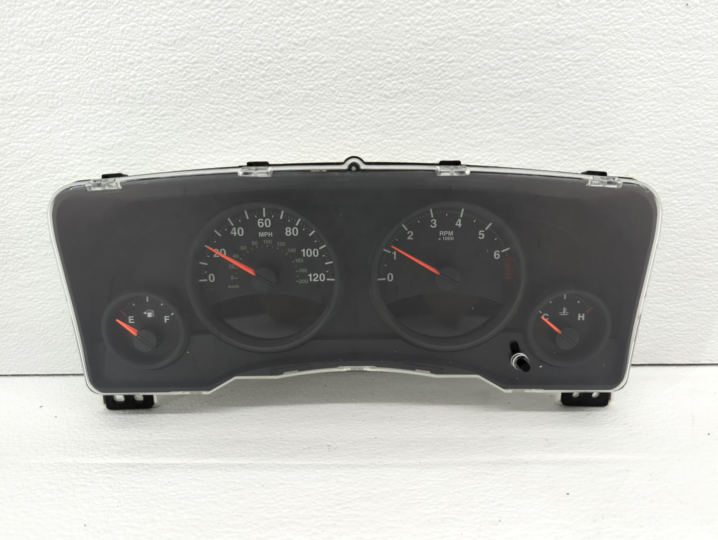 2012 Jeep Compass Instrument Cluster Speedometer Gauges P/N:68080402AE Fits OEM Used Auto Parts - Oemusedautoparts1.com