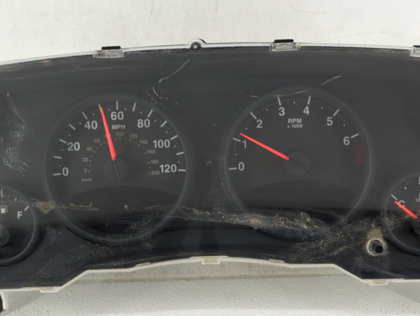2011-2013 Jeep Compass Instrument Cluster Speedometer Gauges P/N:68080402AE, 68080402AF, 68080402AD Fits Fits 2011 2012 2013