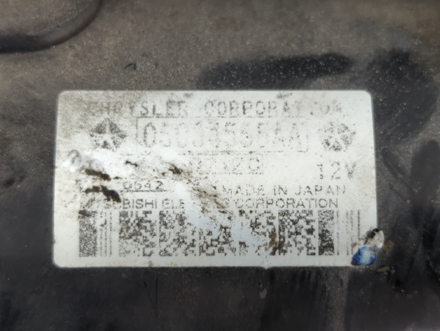 2012 Jeep Compass Car Starter Motor Solenoid OEM P/N:05034558AA Fits OEM Used Auto Parts - Oemusedautoparts1.com