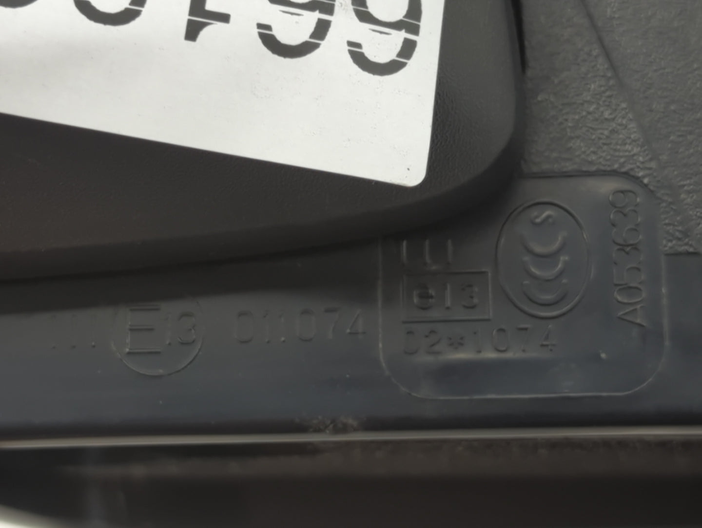 2007-2017 Jeep Compass Driver Left Side View Manual Door Mirror Black - Oemusedautoparts1.com