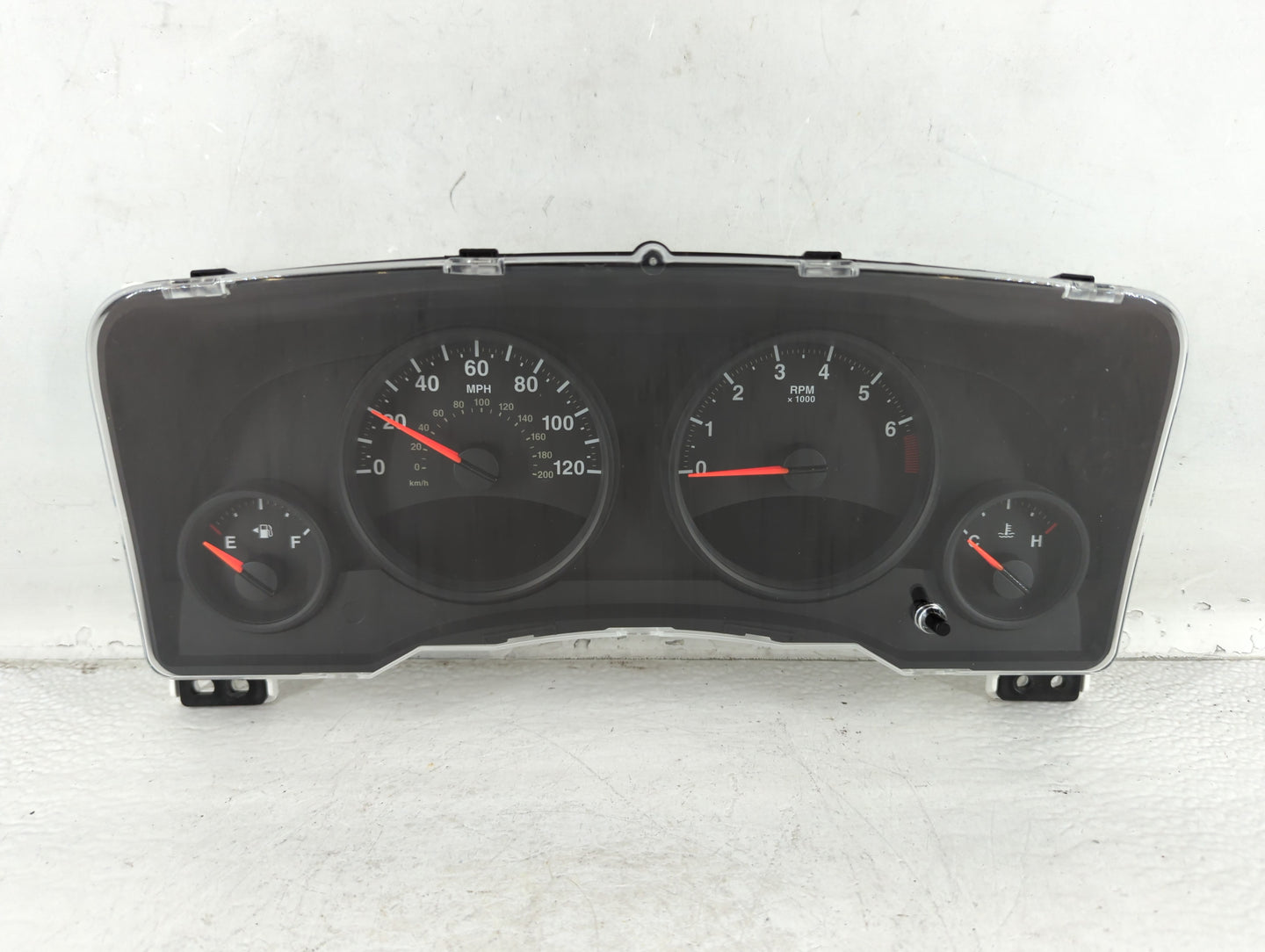 2012 Jeep Compass Instrument Cluster Speedometer Gauges P/N:68080402AE Fits OEM Used Auto Parts - Oemusedautoparts1.com