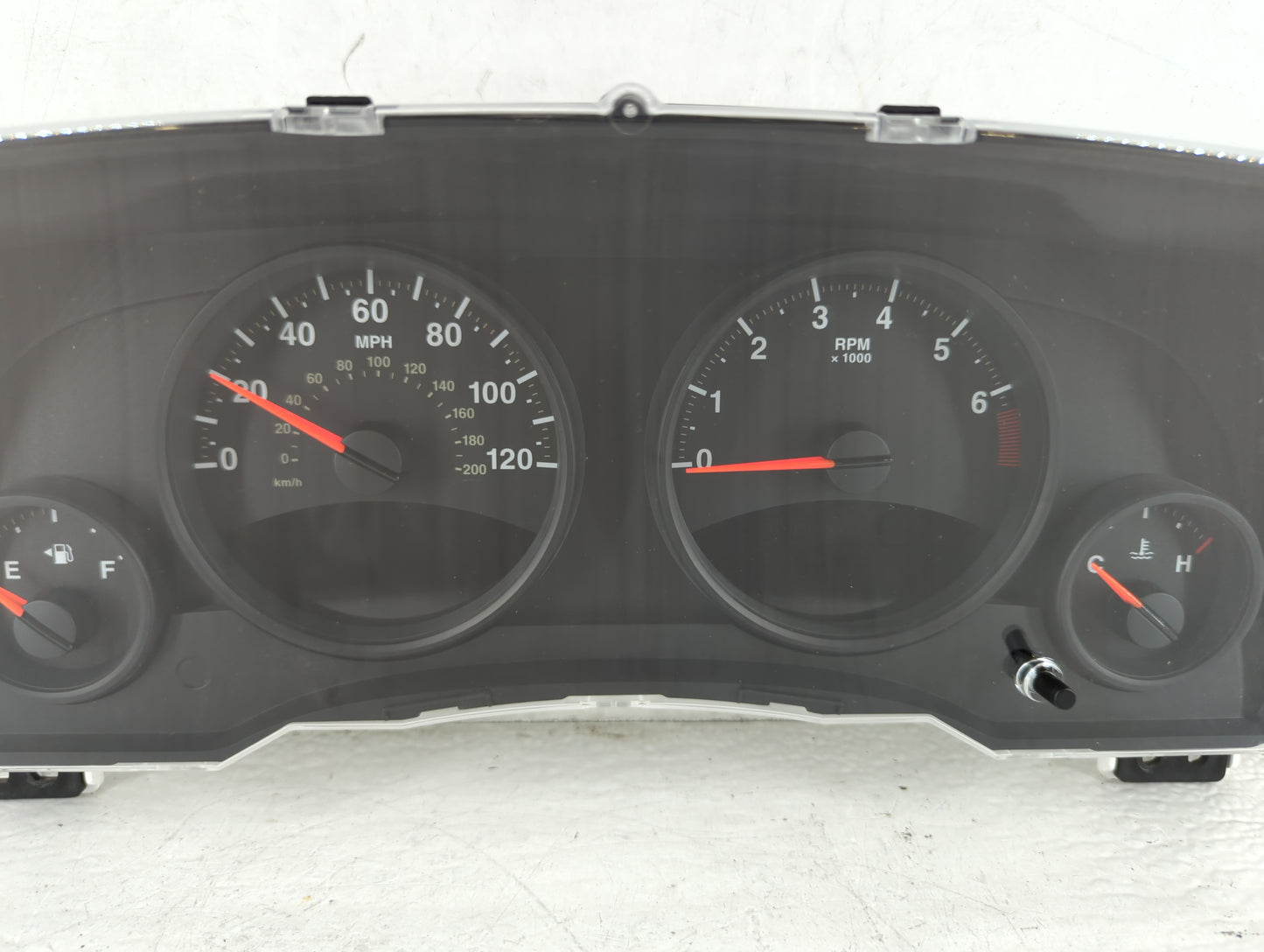 2012 Jeep Compass Instrument Cluster Speedometer Gauges P/N:68080402AE Fits OEM Used Auto Parts - Oemusedautoparts1.com