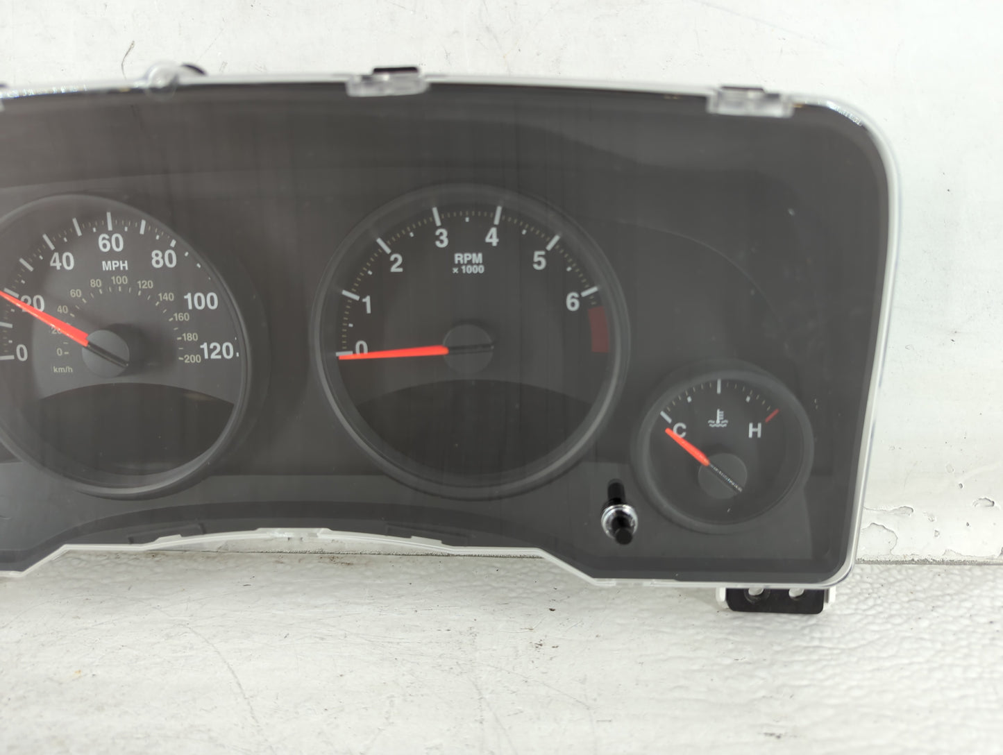 2012 Jeep Compass Instrument Cluster Speedometer Gauges P/N:68080402AE Fits OEM Used Auto Parts - Oemusedautoparts1.com