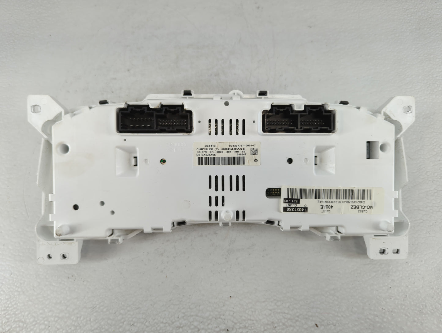 2012 Jeep Compass Instrument Cluster Speedometer Gauges P/N:68080402AE Fits OEM Used Auto Parts - Oemusedautoparts1.com