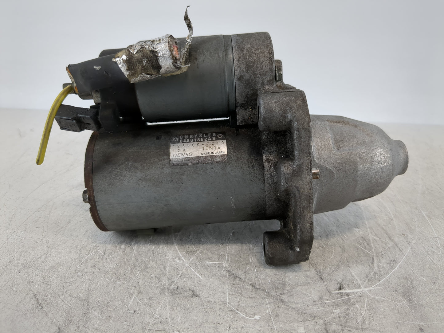 2011-2012 Jeep Grand Cherokee Car Starter Motor Solenoid OEM P/N:428000-7210 04801852AB Fits Fits 2011 2012 OEM Used Auto Pa