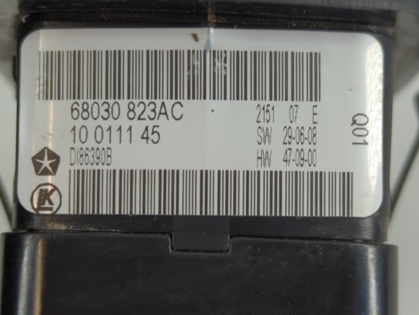 2011-2013 Jeep Grand Cherokee Master Power Window Switch Replacement Driver Side Left P/N:68030823AC Fits Fits 2011 2012 201