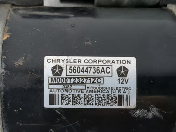 2005-2021 Jeep Grand Cherokee Car Starter Motor Solenoid OEM P/N:56044736AC Fits OEM Used Auto Parts