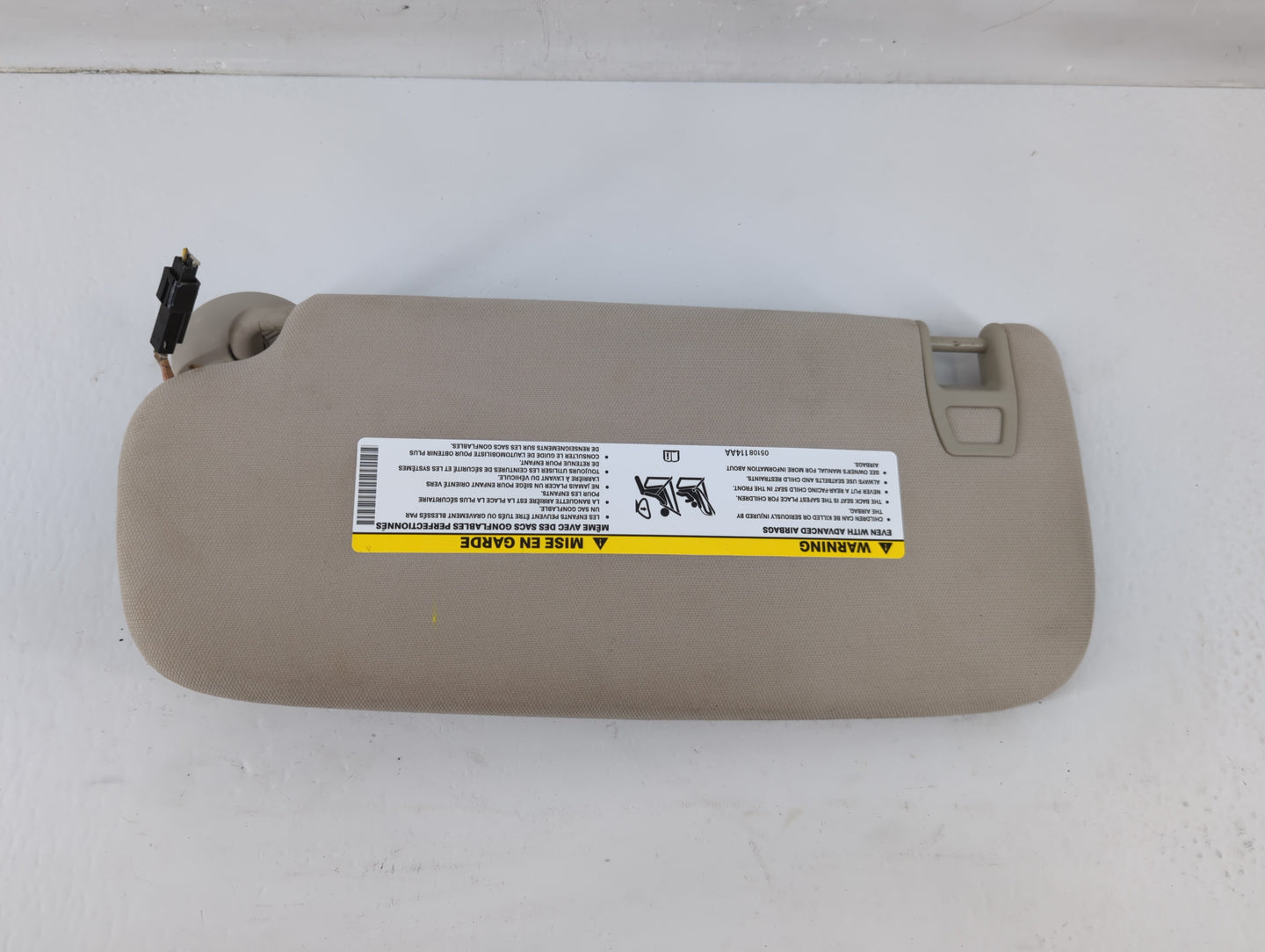 2011-2013 Jeep Grand Cherokee Sun Visor Shade Replacement Passenger Right Mirror Fits OEM Used Auto Parts - Oemusedautoparts