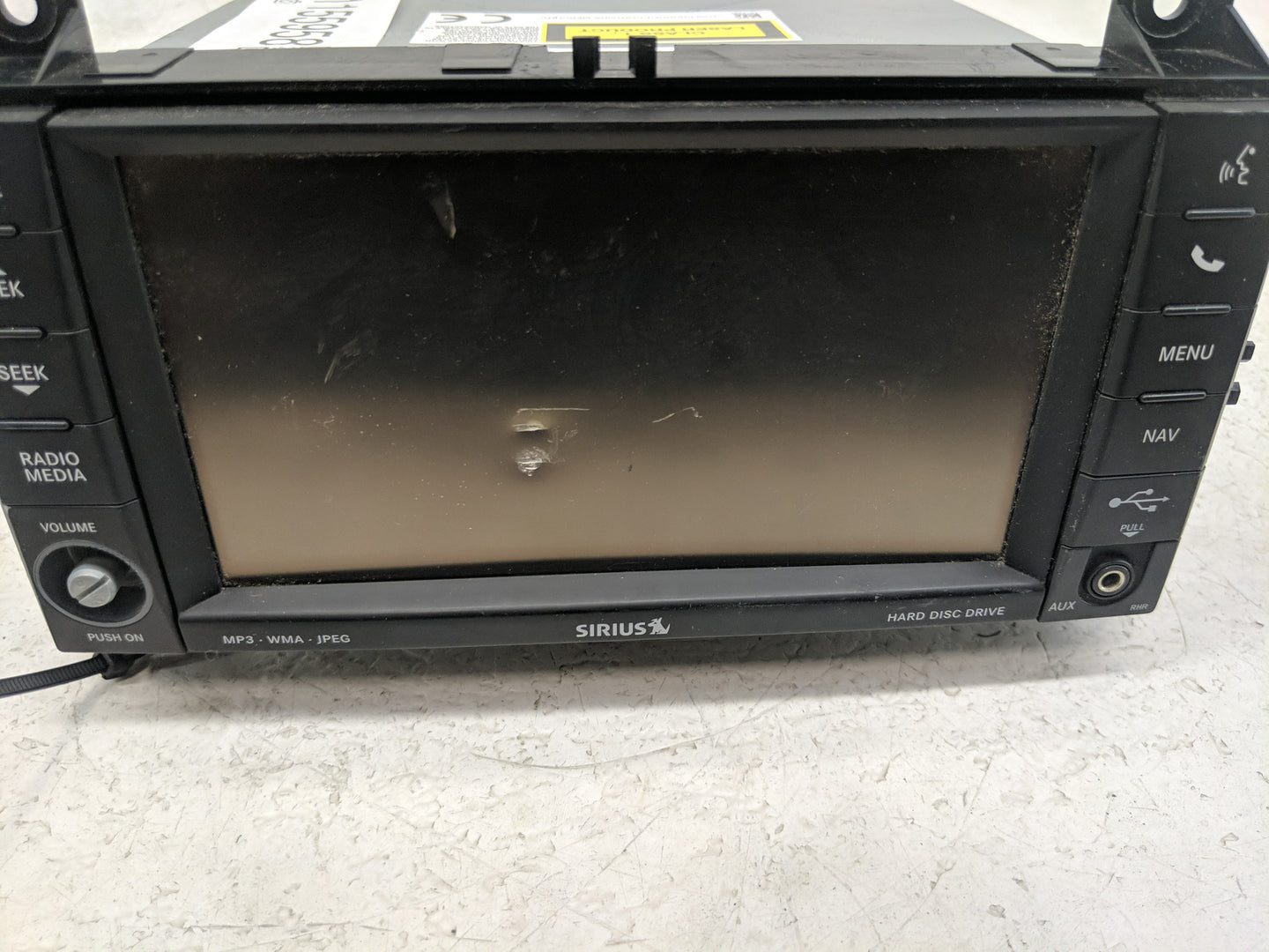 2012 Jeep Grand Cherokee Radio AM FM Cd Player Receiver Replacement P/N:P05064830AF Fits OEM Used Auto Parts - Oemusedautopa