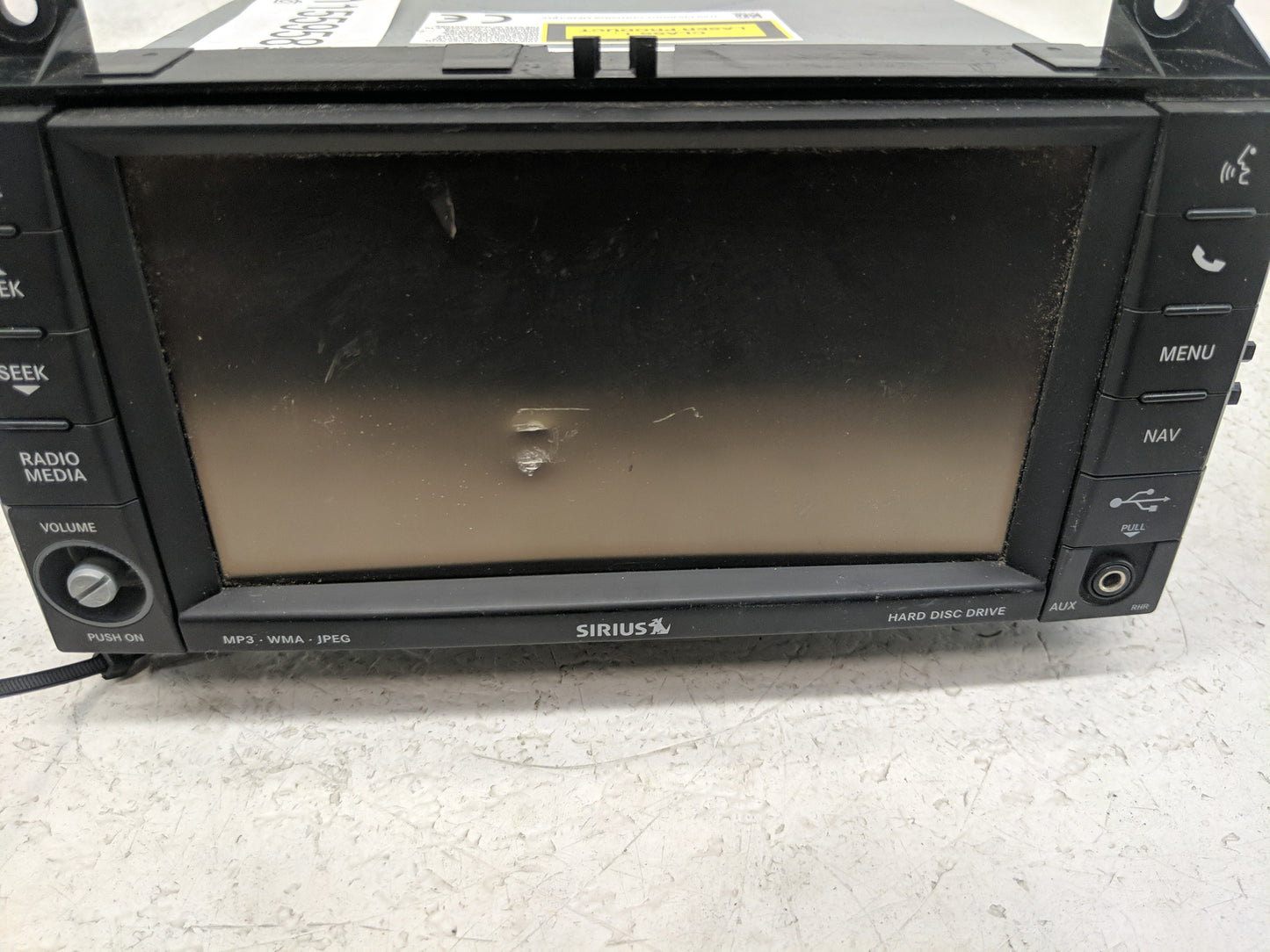2012 Jeep Grand Cherokee Radio AM FM Cd Player Receiver Replacement P/N:P05064830AF Fits OEM Used Auto Parts - Oemusedautopa