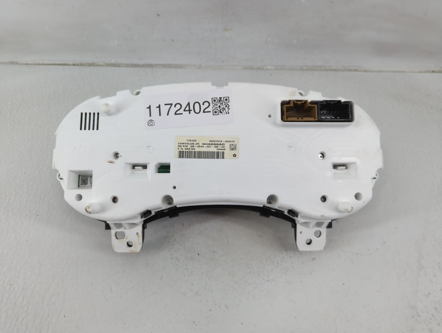 2012 Jeep Grand Cherokee Instrument Cluster Speedometer Gauges P/N:56046666AC Fits OEM Used Auto Parts - Oemusedautoparts1.c