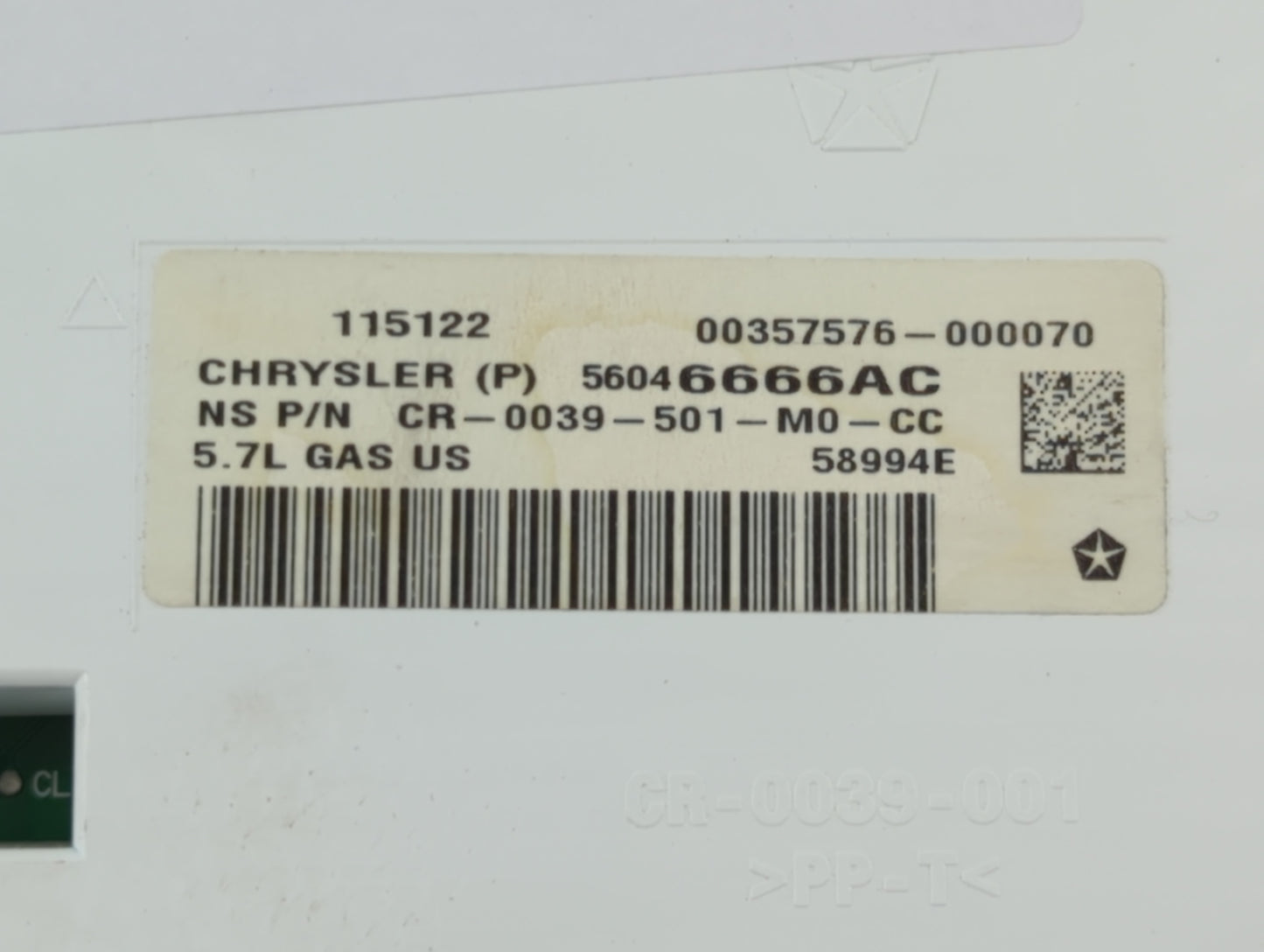2012 Jeep Grand Cherokee Instrument Cluster Speedometer Gauges P/N:56046666AC Fits OEM Used Auto Parts - Oemusedautoparts1.c