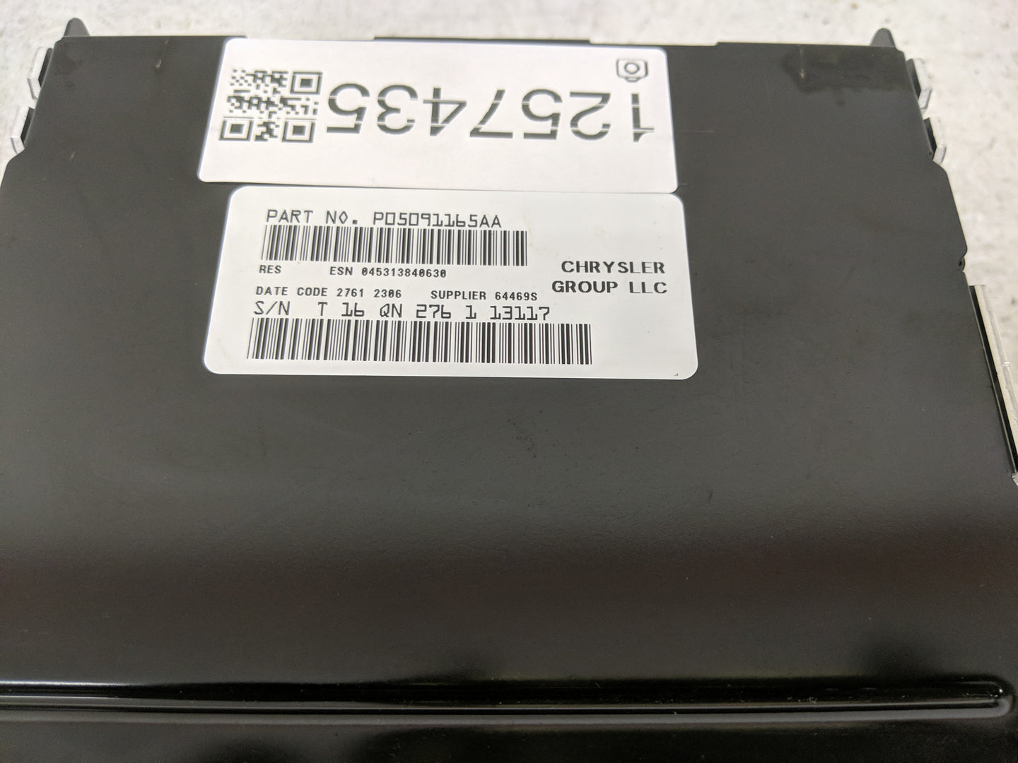 2012 Jeep Grand Cherokee Radio AM FM Cd Player Receiver Replacement P/N:P05091165AA Fits OEM Used Auto Parts - Oemusedautopa