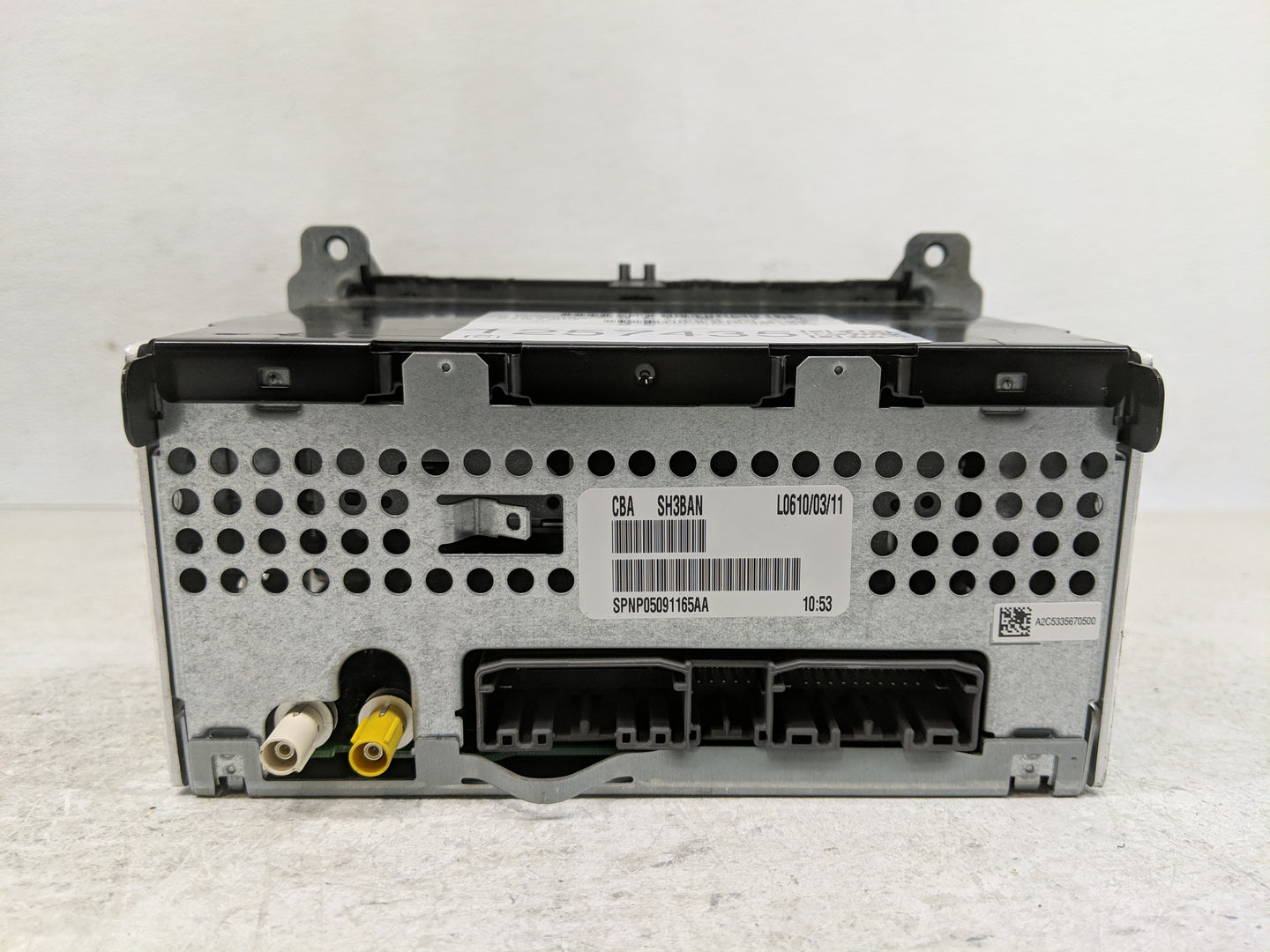 2012 Jeep Grand Cherokee Radio AM FM Cd Player Receiver Replacement P/N:P05091165AA Fits OEM Used Auto Parts - Oemusedautopa