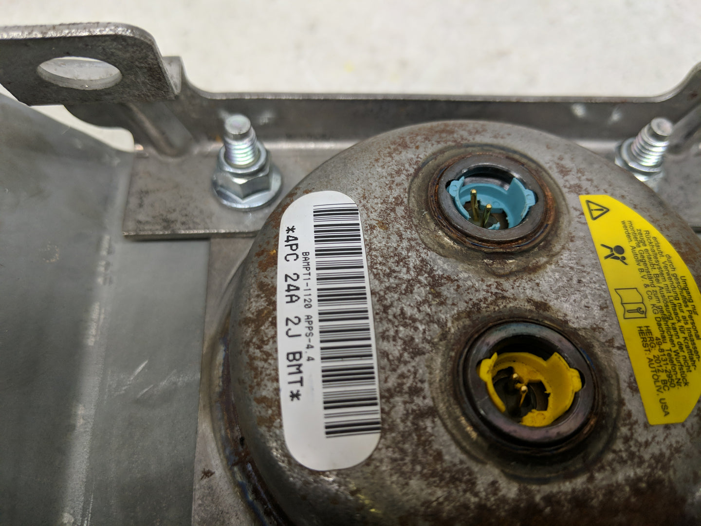 2012 Jeep Grand Cherokee Air Bag Passenger Right Dashboard OEM P/N:P05108093AF Fits OEM Used Auto Parts - Oemusedautoparts1.