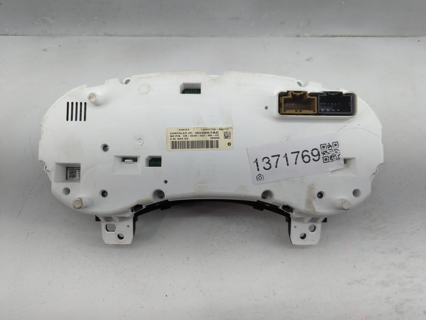 2012 Jeep Grand Cherokee Instrument Cluster Speedometer Gauges P/N:56046667AC Fits OEM Used Auto Parts - Oemusedautoparts1.c