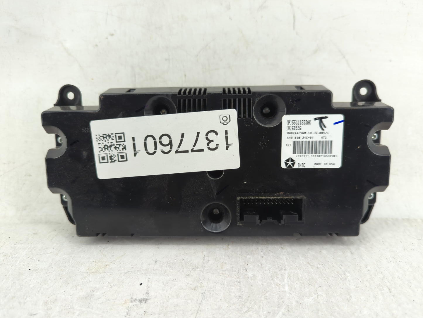 2011-2013 Jeep Grand Cherokee Climate Control Module Temperature AC/Heater Replacement P/N:55111833AK Fits Fits 2011 2012 20