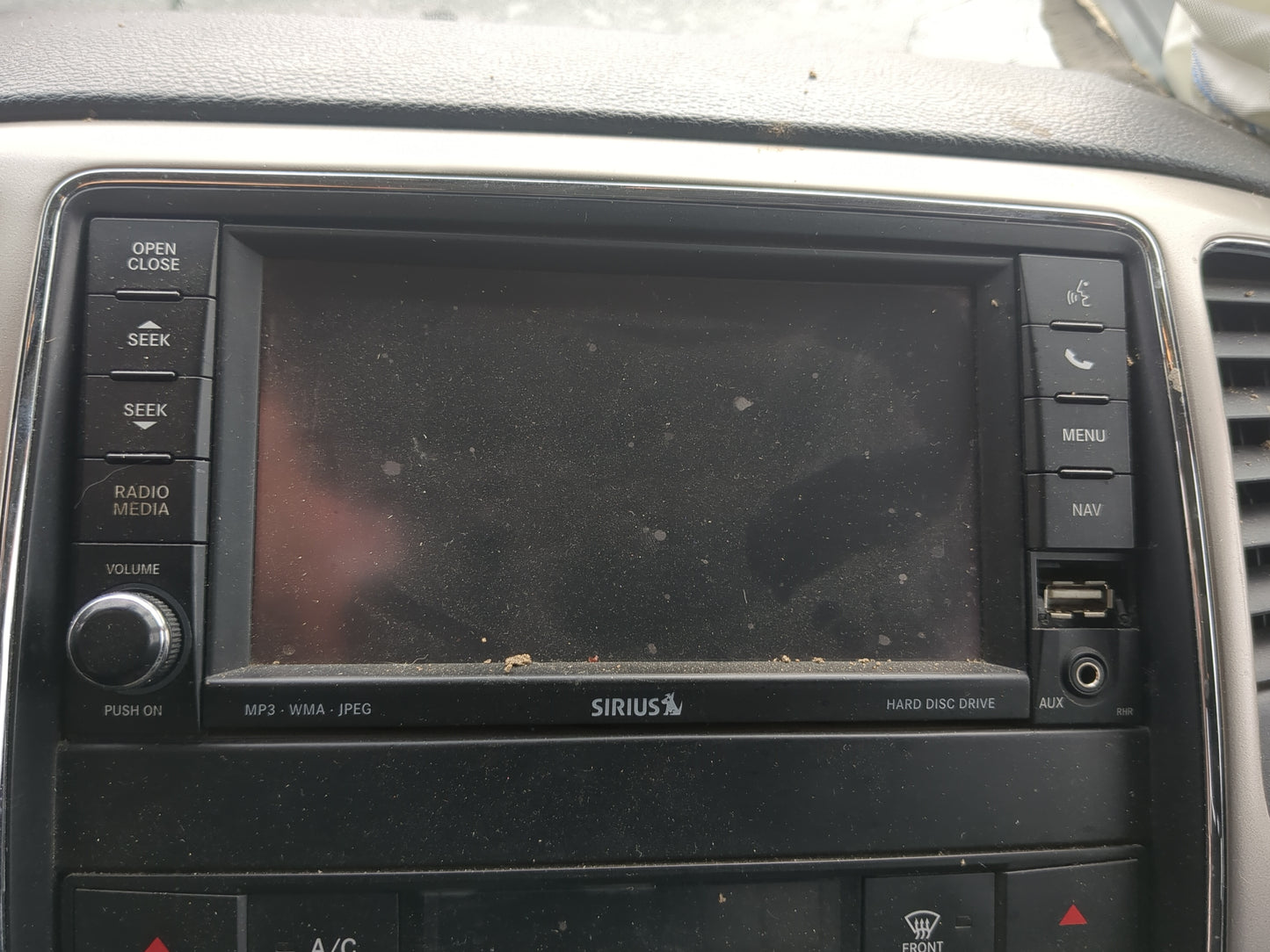2012 Jeep Grand Cherokee Radio AM FM Cd Player Receiver Replacement Fits OEM Used Auto Parts - Oemusedautoparts1.com
