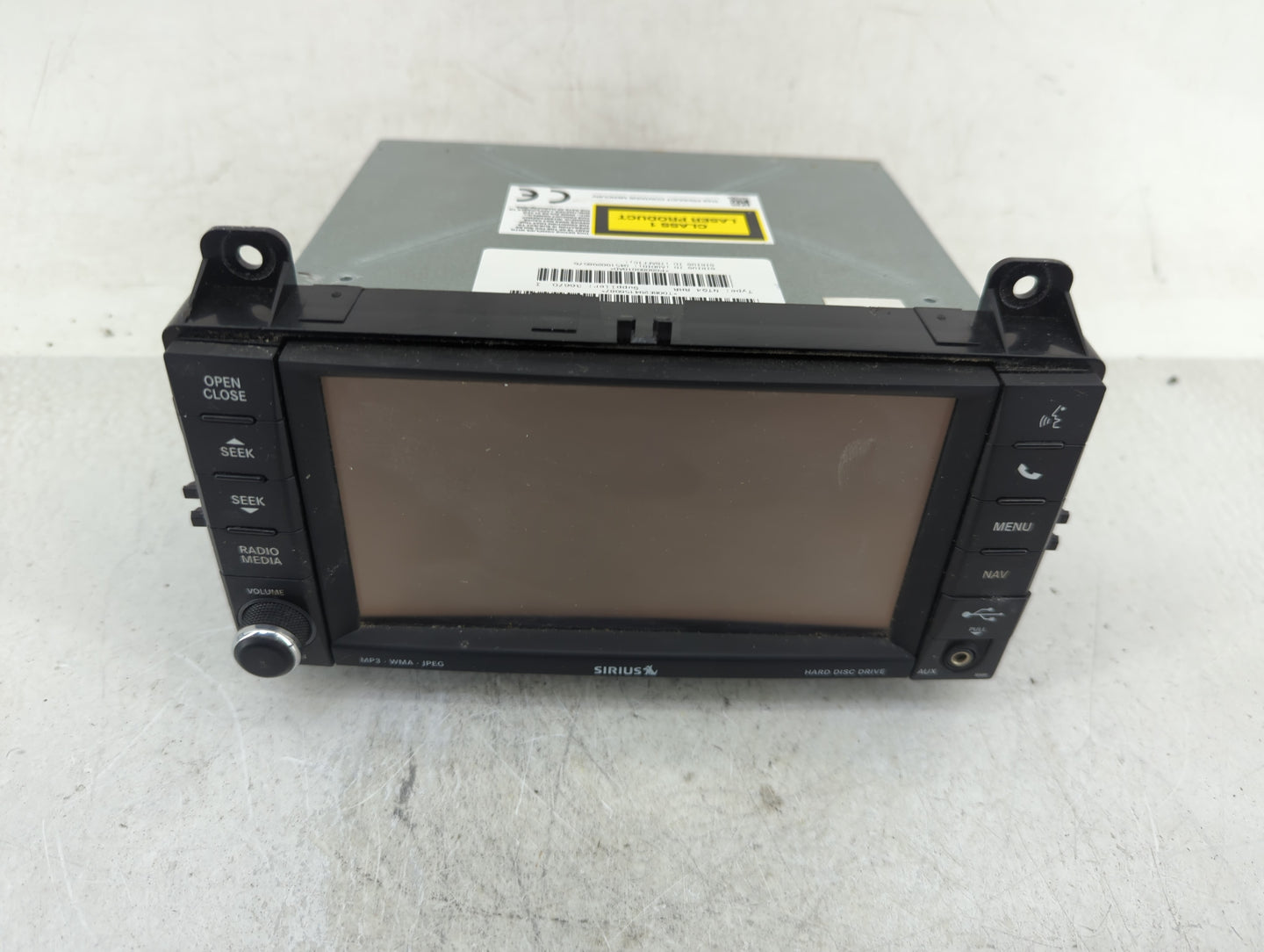 2012 Jeep Grand Cherokee Radio AM FM Cd Player Receiver Replacement P/N:P68089010AD Fits OEM Used Auto Parts - Oemusedautopa