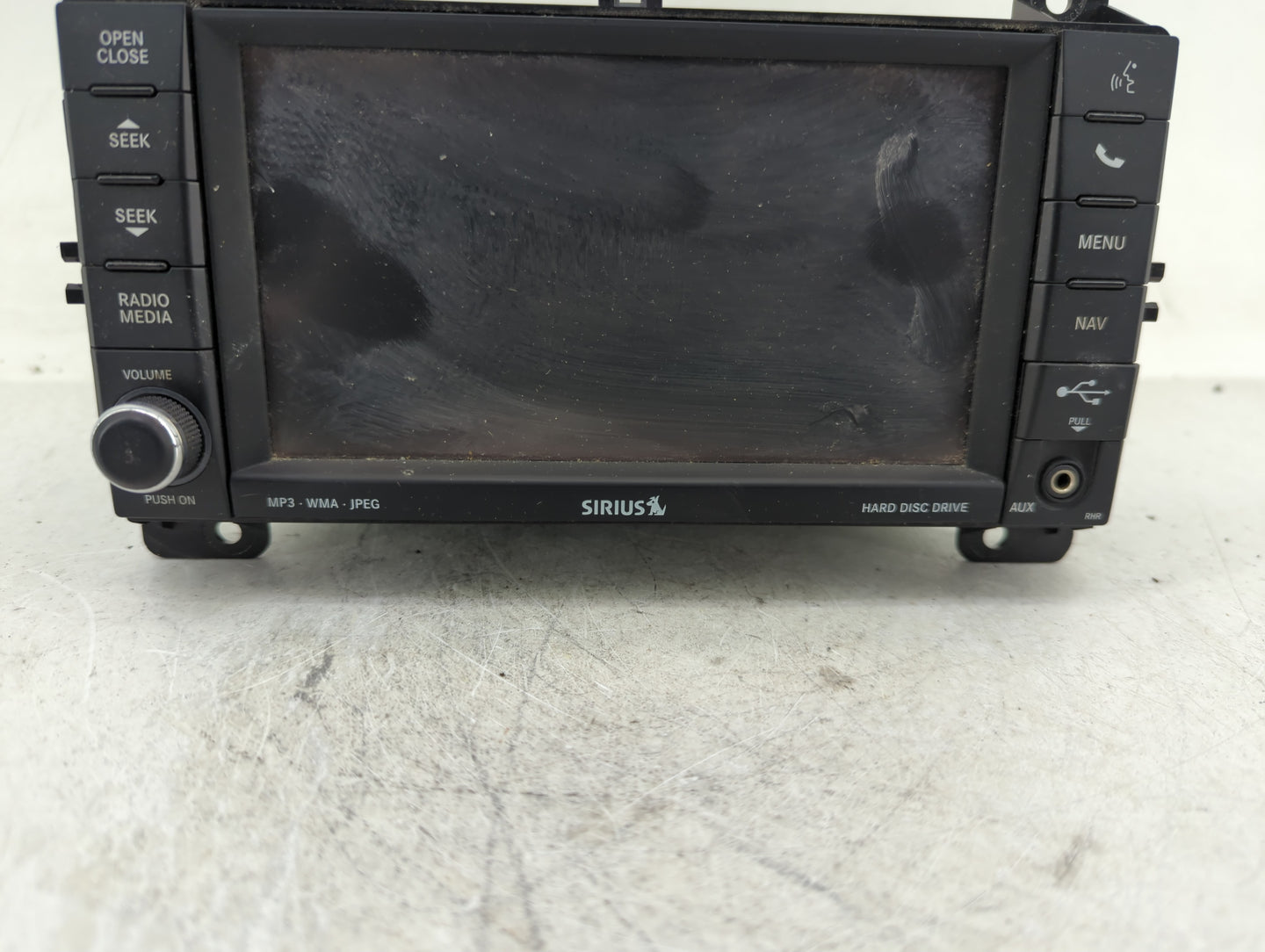 2012 Jeep Grand Cherokee Radio AM FM Cd Player Receiver Replacement P/N:P68089010AD Fits OEM Used Auto Parts - Oemusedautopa