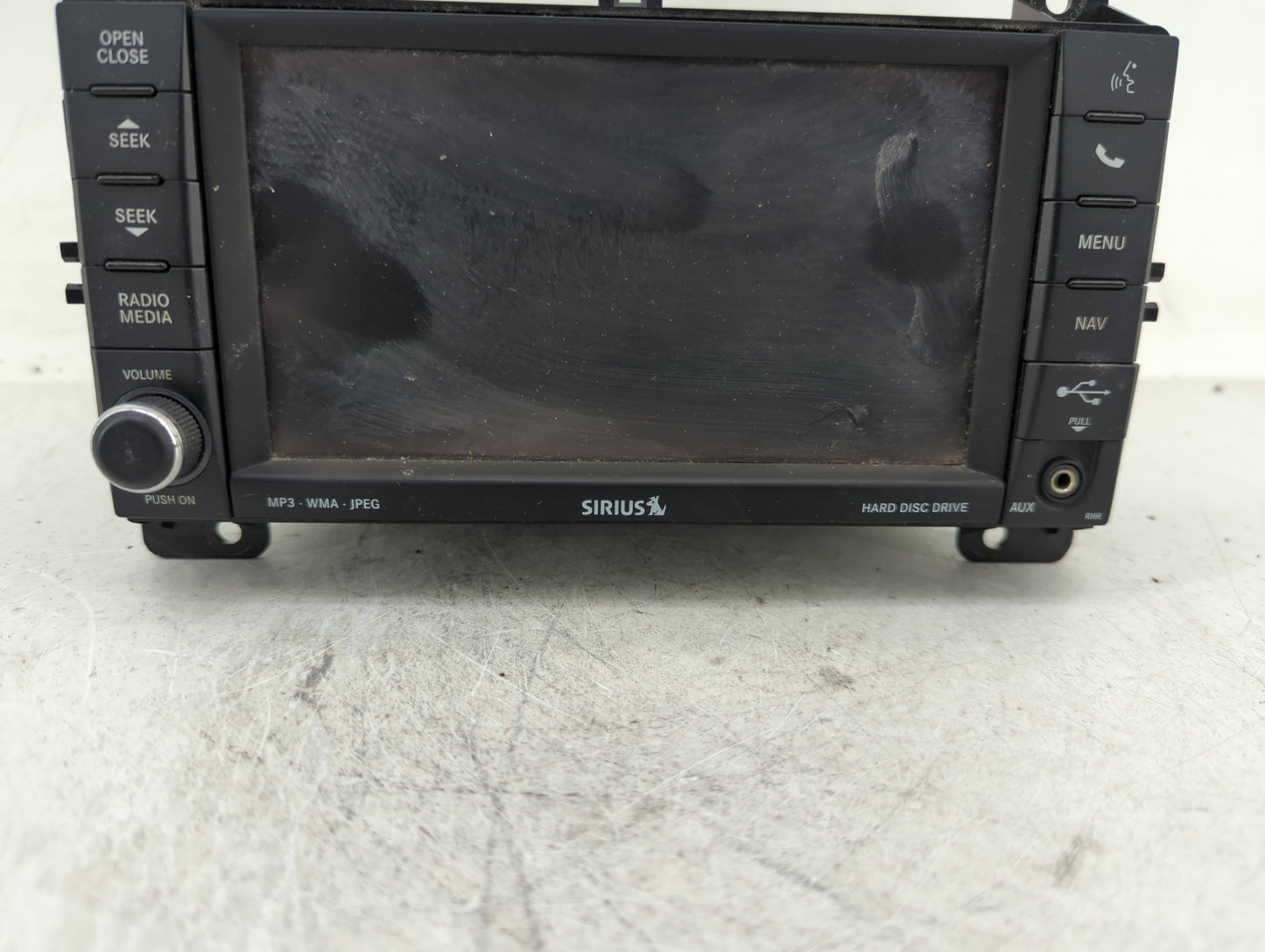2012 Jeep Grand Cherokee Radio AM FM Cd Player Receiver Replacement P/N:P68089010AD Fits OEM Used Auto Parts - Oemusedautopa