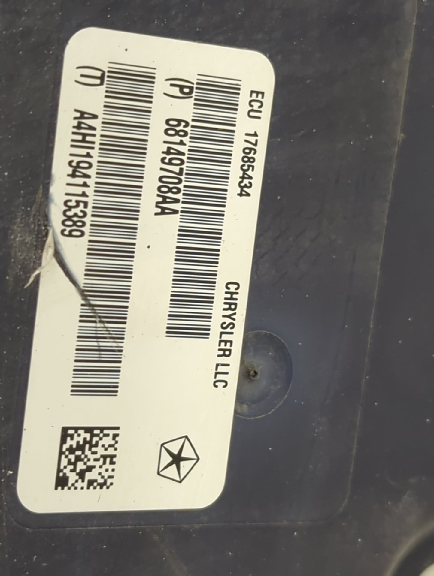 2012 Jeep Grand Cherokee ABS Pump Control Module Replacement P/N:68149708AA 17685434, A4H1194115389 Fits OEM Used Auto Parts