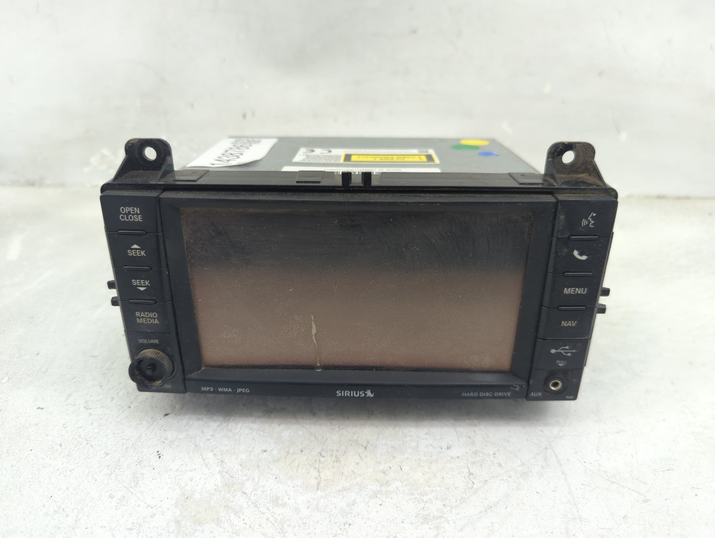 2012 Jeep Grand Cherokee Radio AM FM Cd Player Receiver Replacement P/N:P68089010AE T00BE146270522 Fits OEM Used Auto Parts 