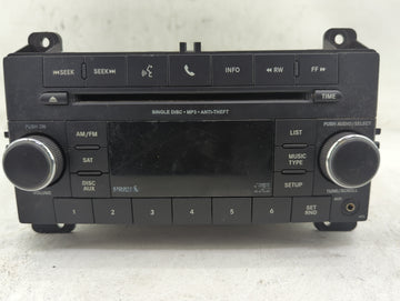 2012 Jeep Grand Cherokee Radio AM FM Cd Player Receiver Replacement P/N:P05091193AB UH30VZ Fits OEM Used Auto Parts