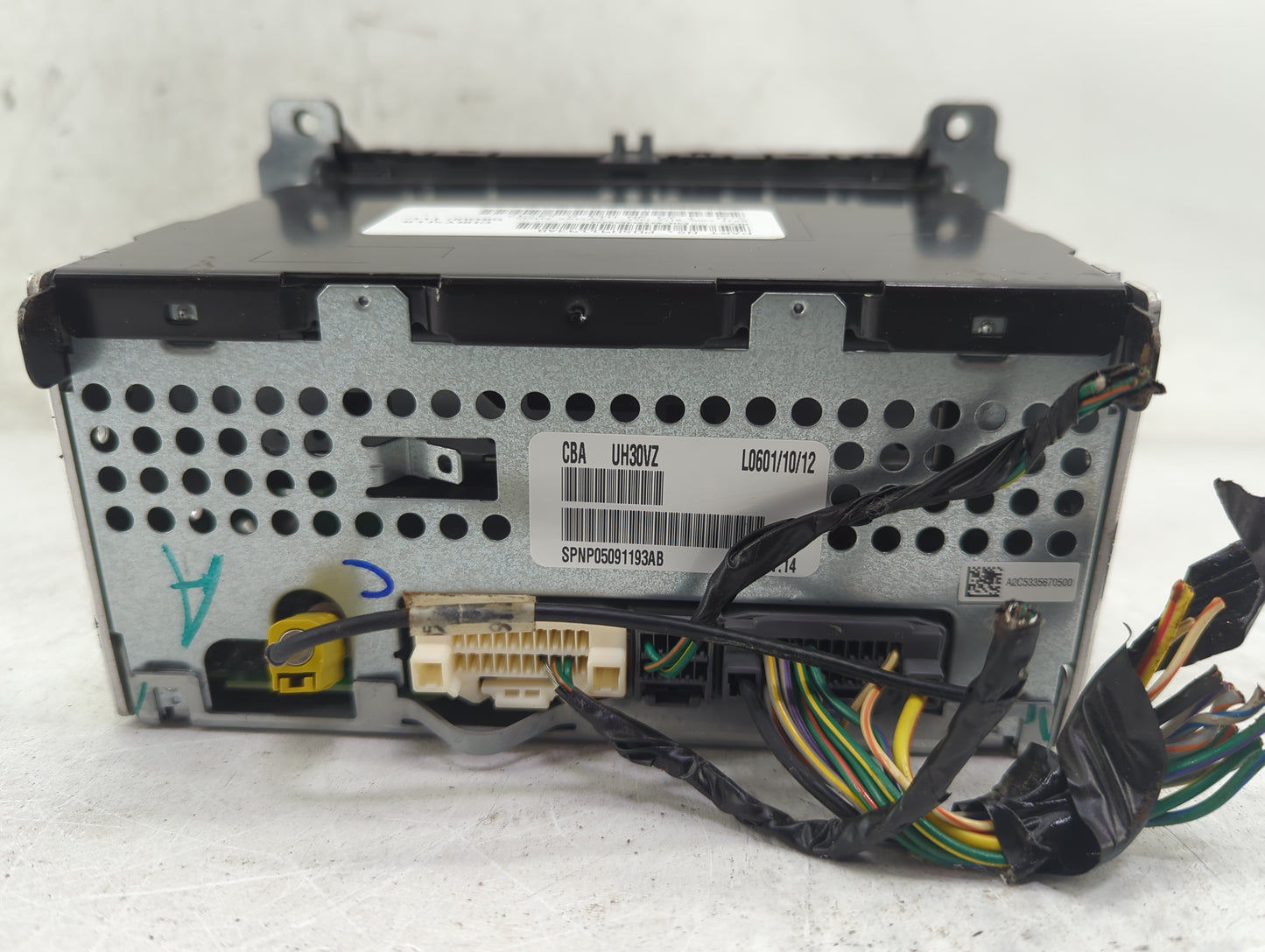 2012 Jeep Grand Cherokee Radio AM FM Cd Player Receiver Replacement P/N:P05091193AB UH30VZ Fits OEM Used Auto Parts - Oemuse