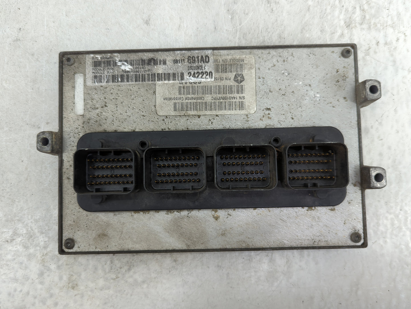 2012-2013 Jeep Grand Cherokee PCM Engine Control Computer ECU ECM PCU OEM P/N:68111691AD 05150691AD Fits Fits 2012 2013 OEM 