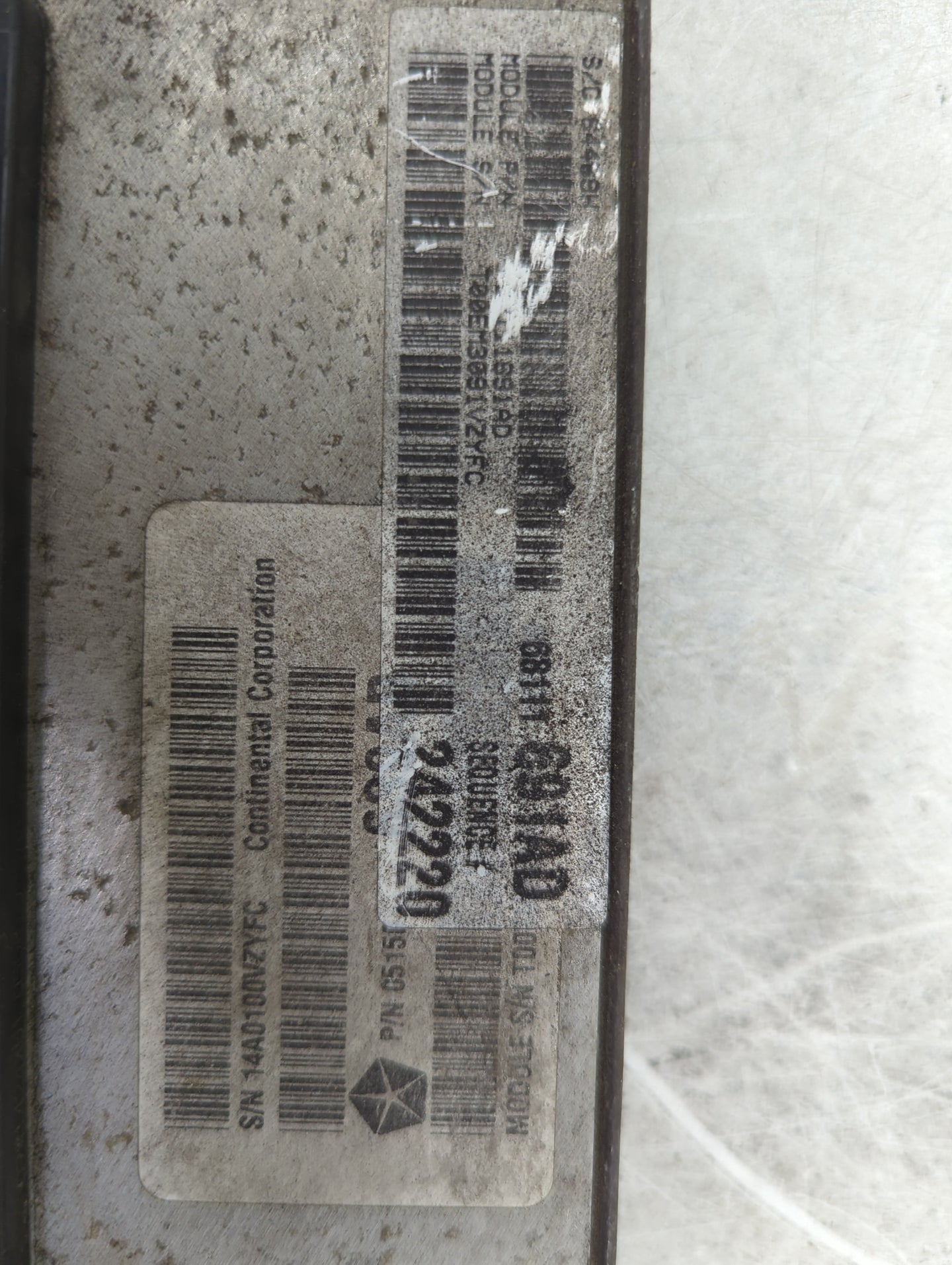 2012-2013 Jeep Grand Cherokee PCM Engine Control Computer ECU ECM PCU OEM P/N:68111691AD 05150691AD Fits Fits 2012 2013 OEM 