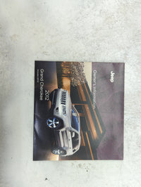 2012 Jeep Grand Cherokee Owners Manual Book Guide P/N:12WK741-926-AA 12WK741-126-AE, 12WK742-126-AD, 12WK741-426-AA OEM Used
