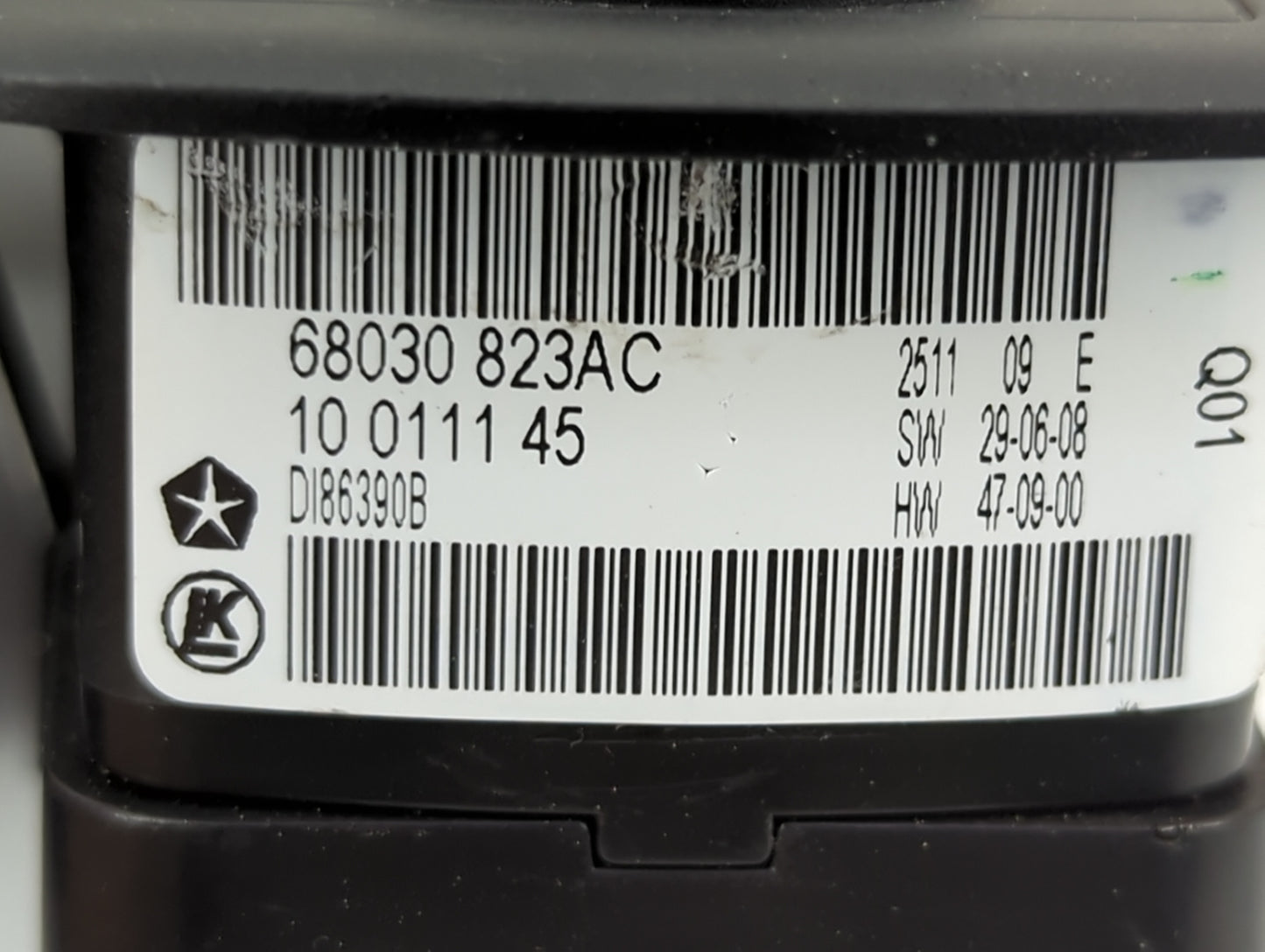 2011-2013 Jeep Grand Cherokee Master Power Window Switch Replacement Driver Side Left P/N:68030823AC 1001114S Fits OEM Used 